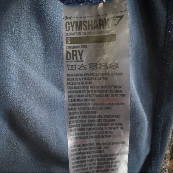 Gymshark Navy Workout Leggings | Women’s S Shirt - Picture 9 of 9